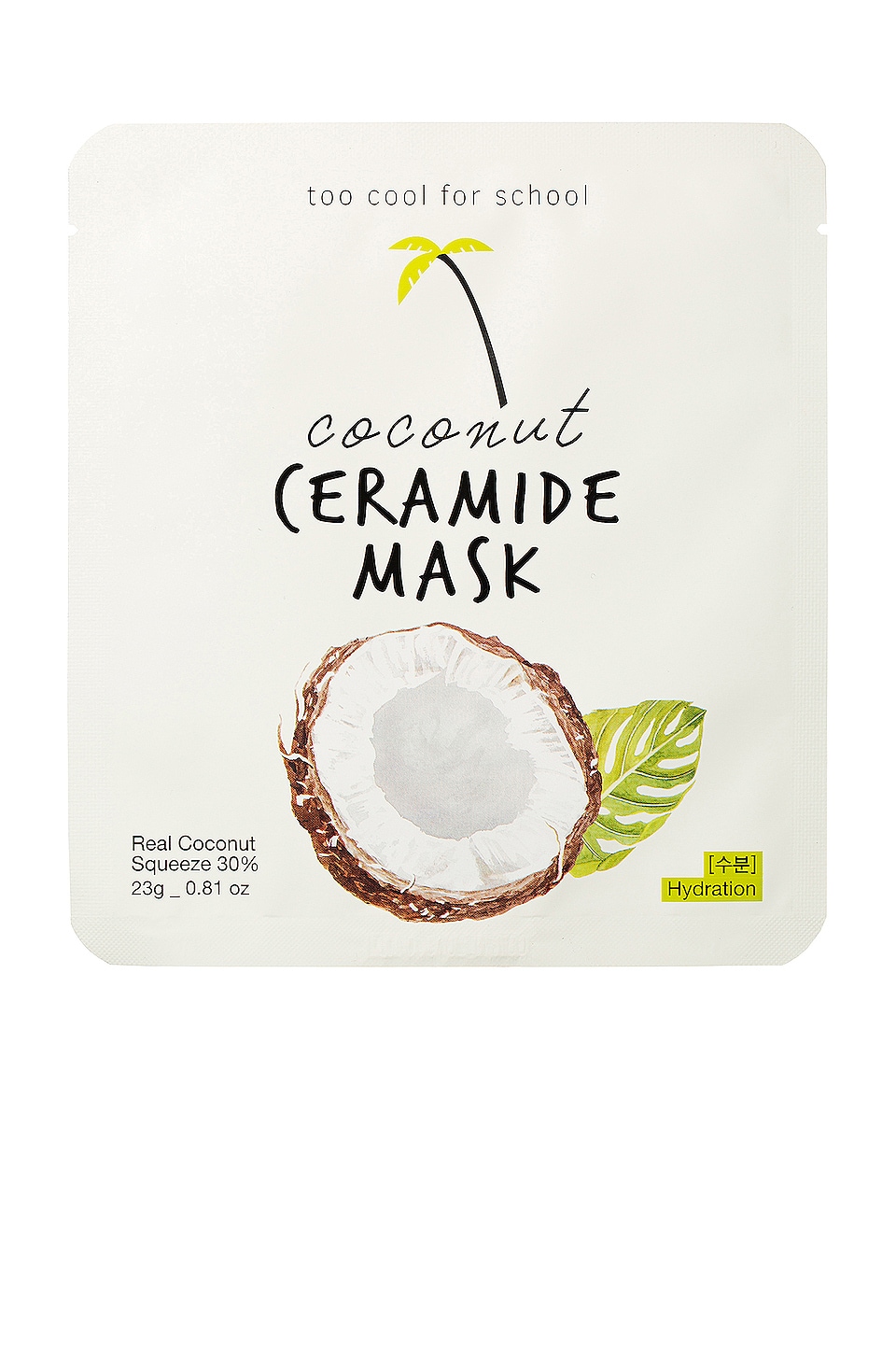TOO COOL FOR SCHOOL COCONUT CERAMIDE MASK,TCOL-WU14