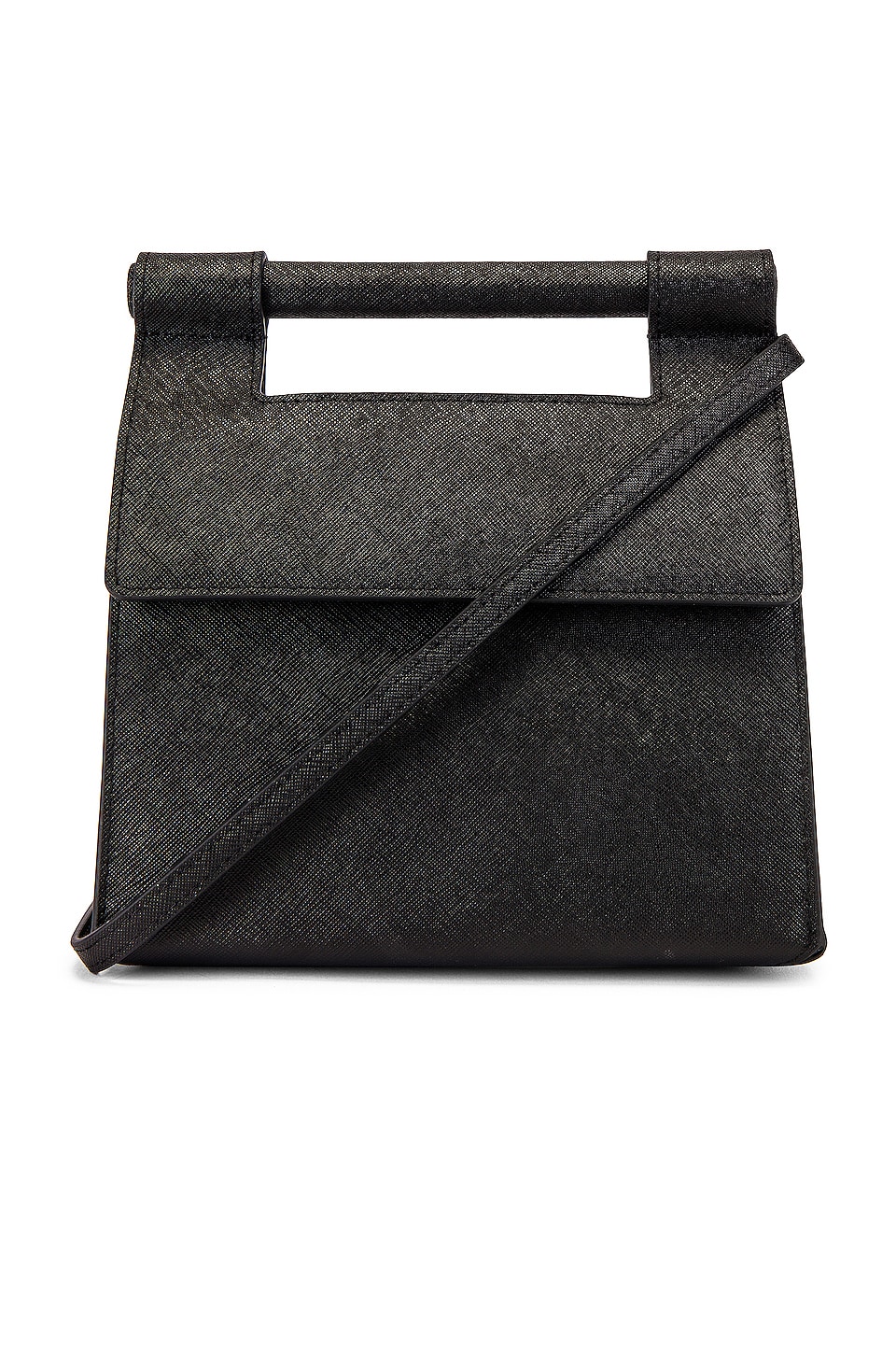 black purse with handle