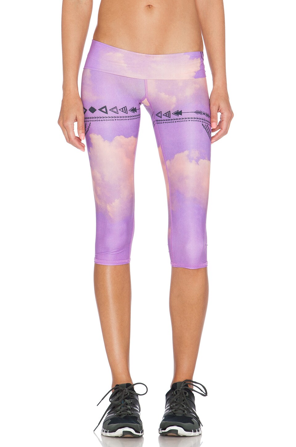 Teeki Goddess Capri in Purple Hazed 