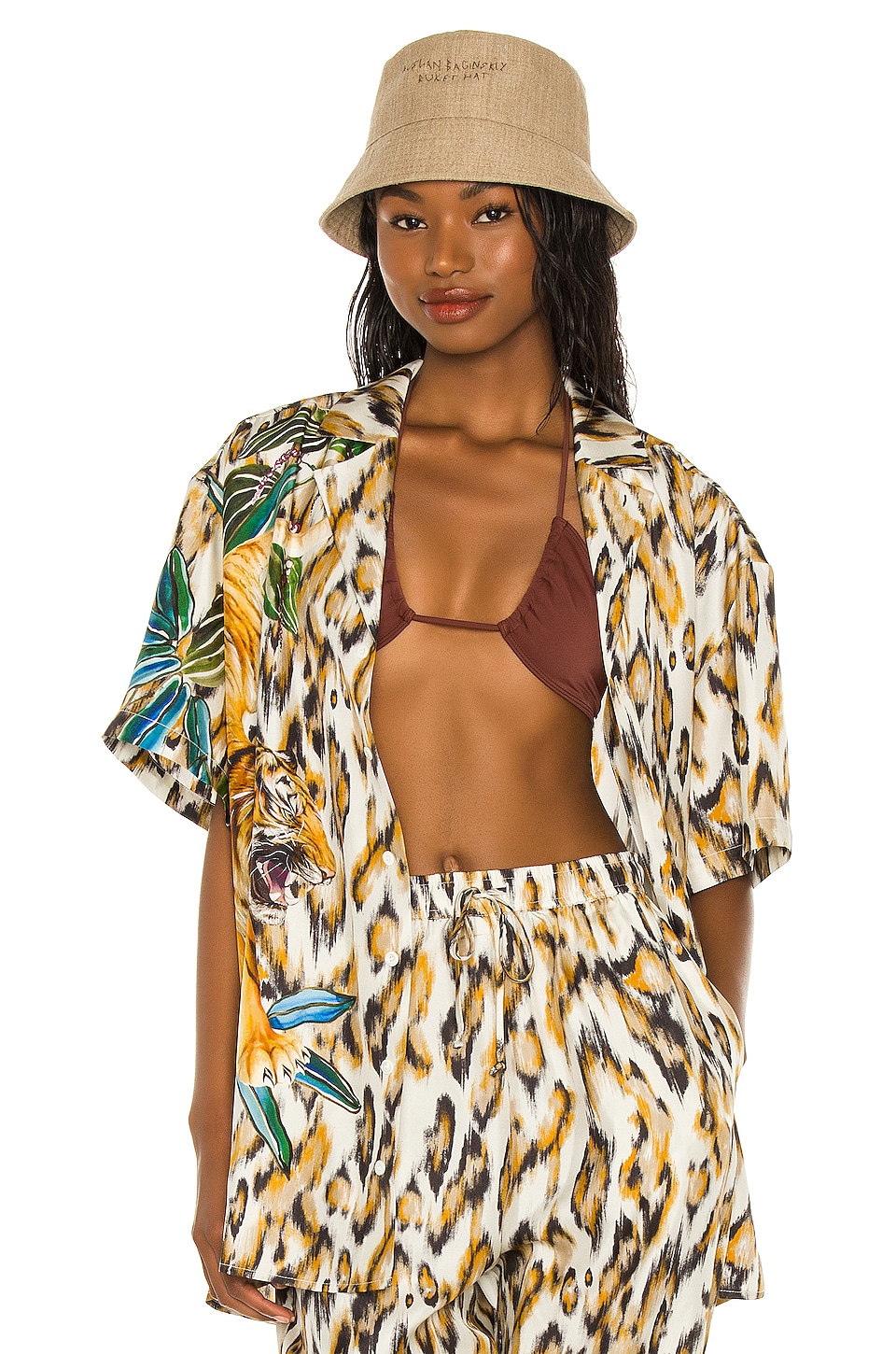 Tell Your Friends Oversized Shirt in Tristan Print