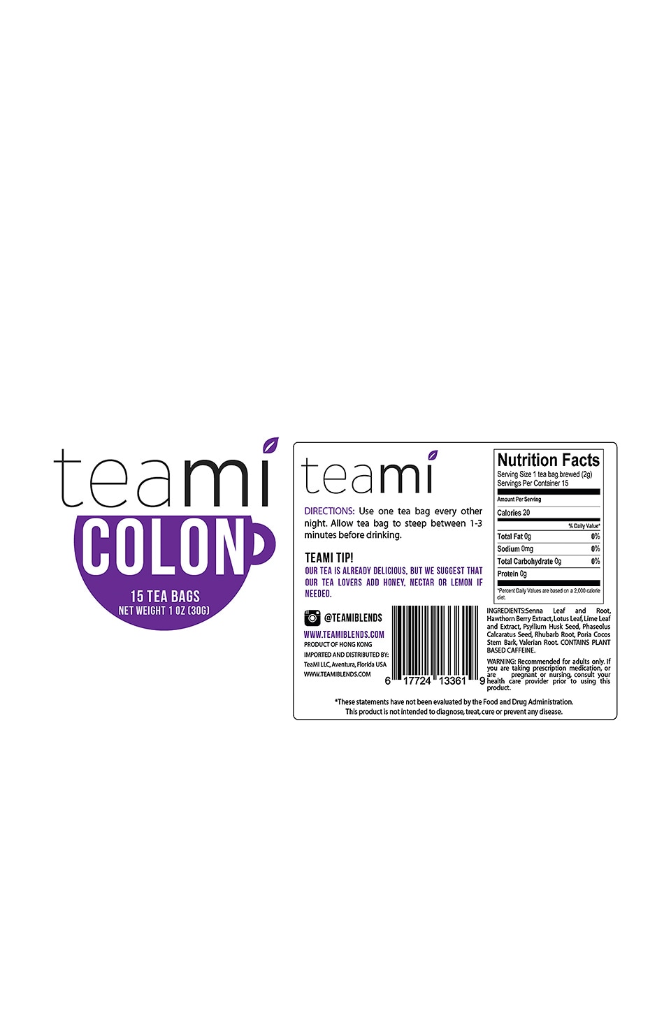 Teami Blends Colon Cleanse 15 Pack