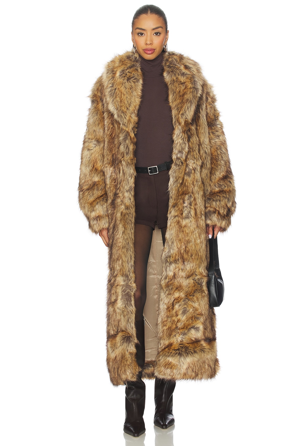 The Garment Damiy Long Coat in Brown REVOLVE