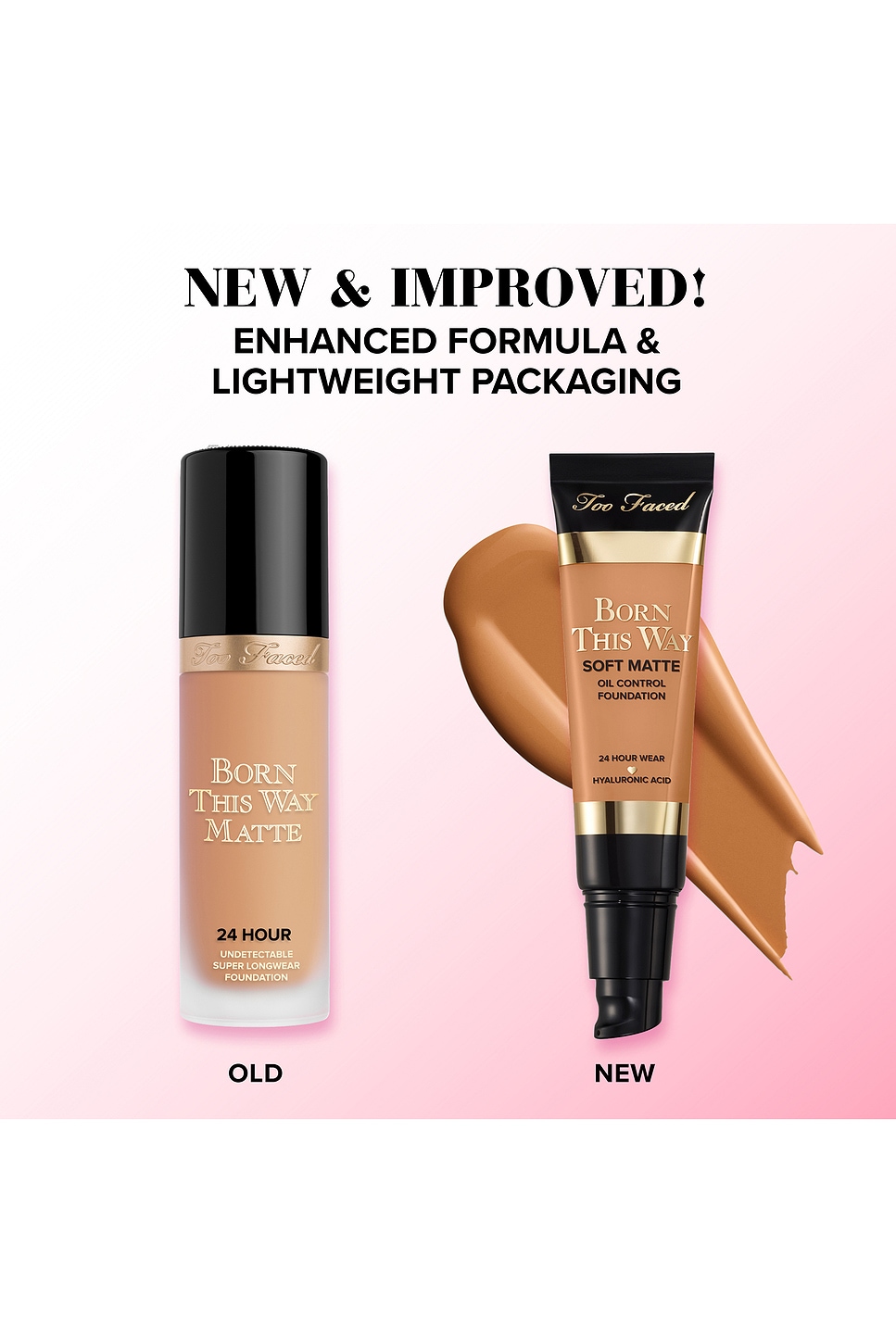 Too Faced Born This Way Soft Matte Foundation in Warm Beige REVOLVE