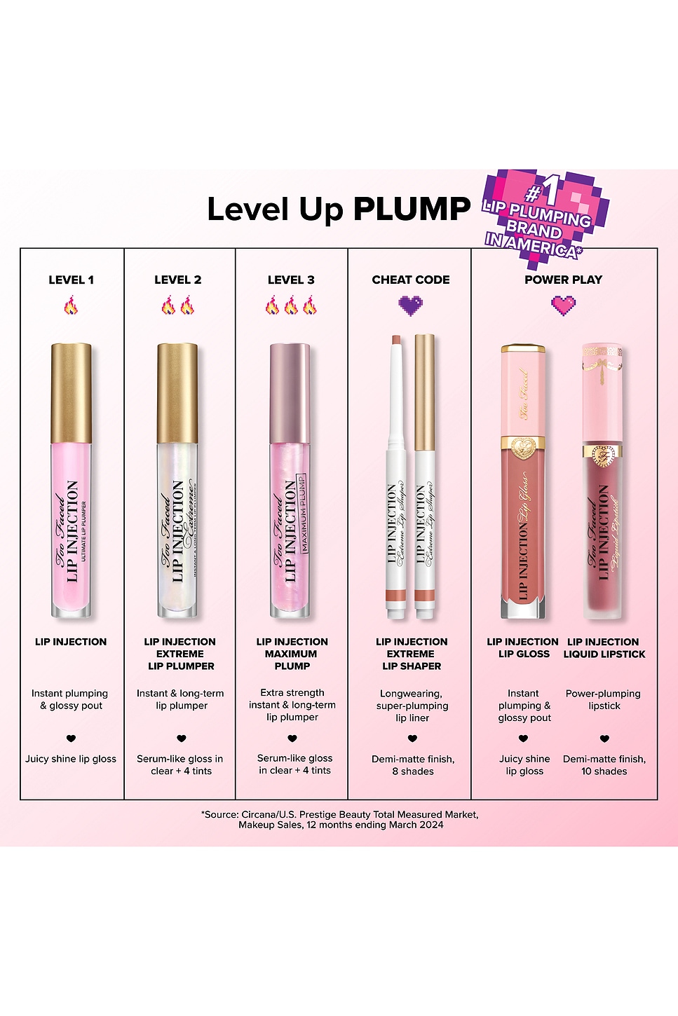 Too Faced Lip Injection Lip Shaper in Happily Ever After REVOLVE