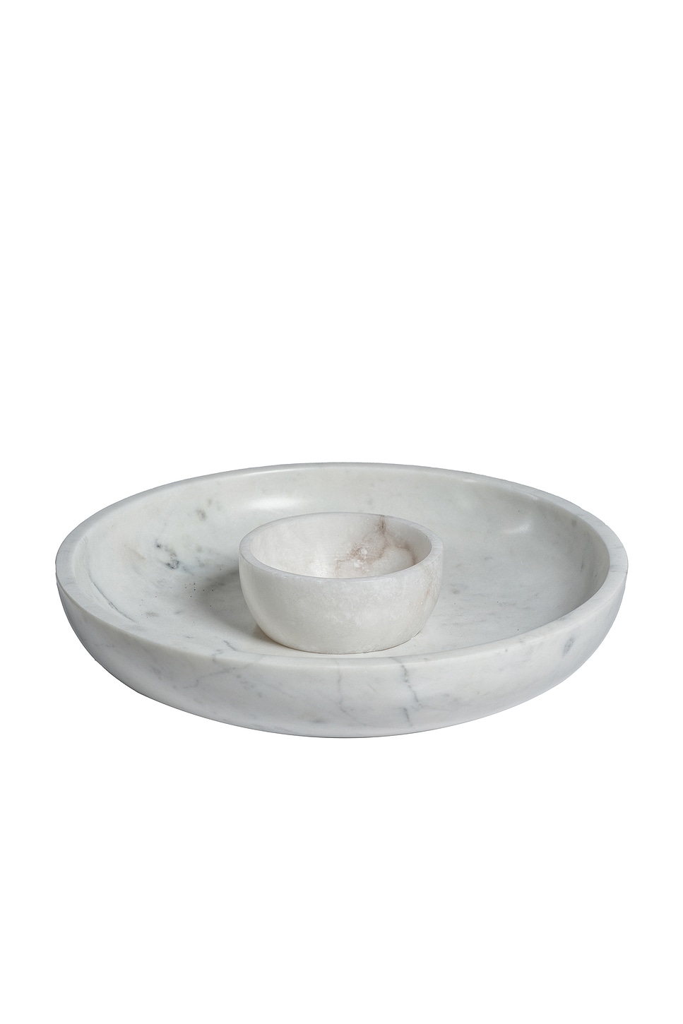 Roma Marble Chip And Dip Bowl