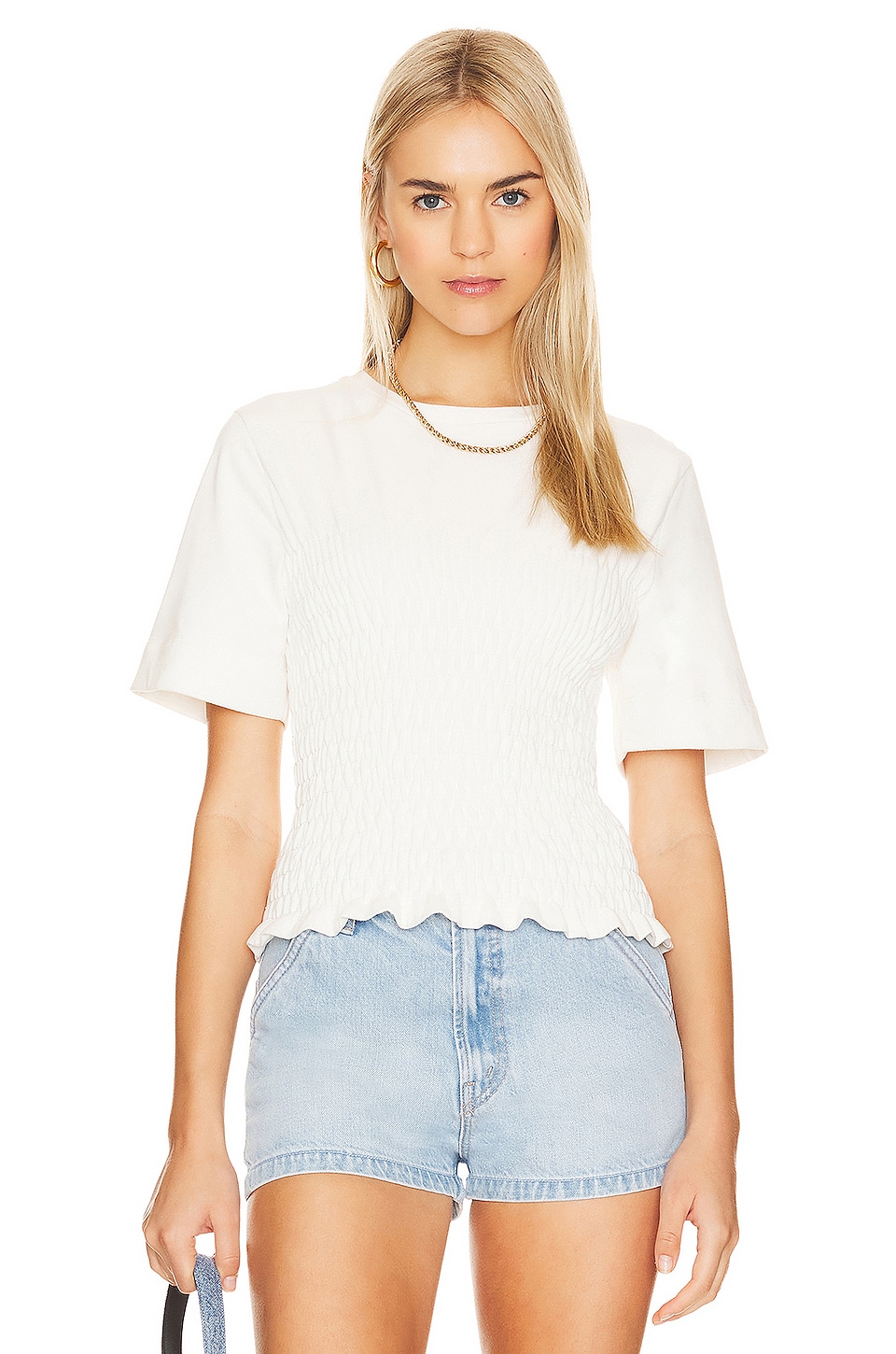 The Femm Tyler Tee in White | REVOLVE