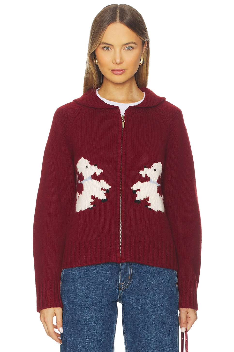 Tanner Fletcher WELLINGTON セーター - Oxblood | REVOLVE