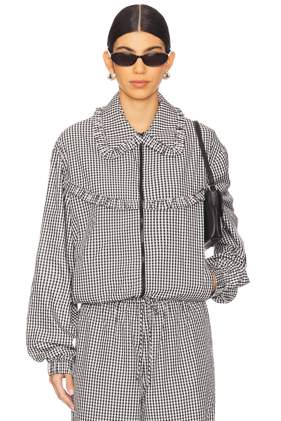 Archie Ruffle Trim Track Jacket