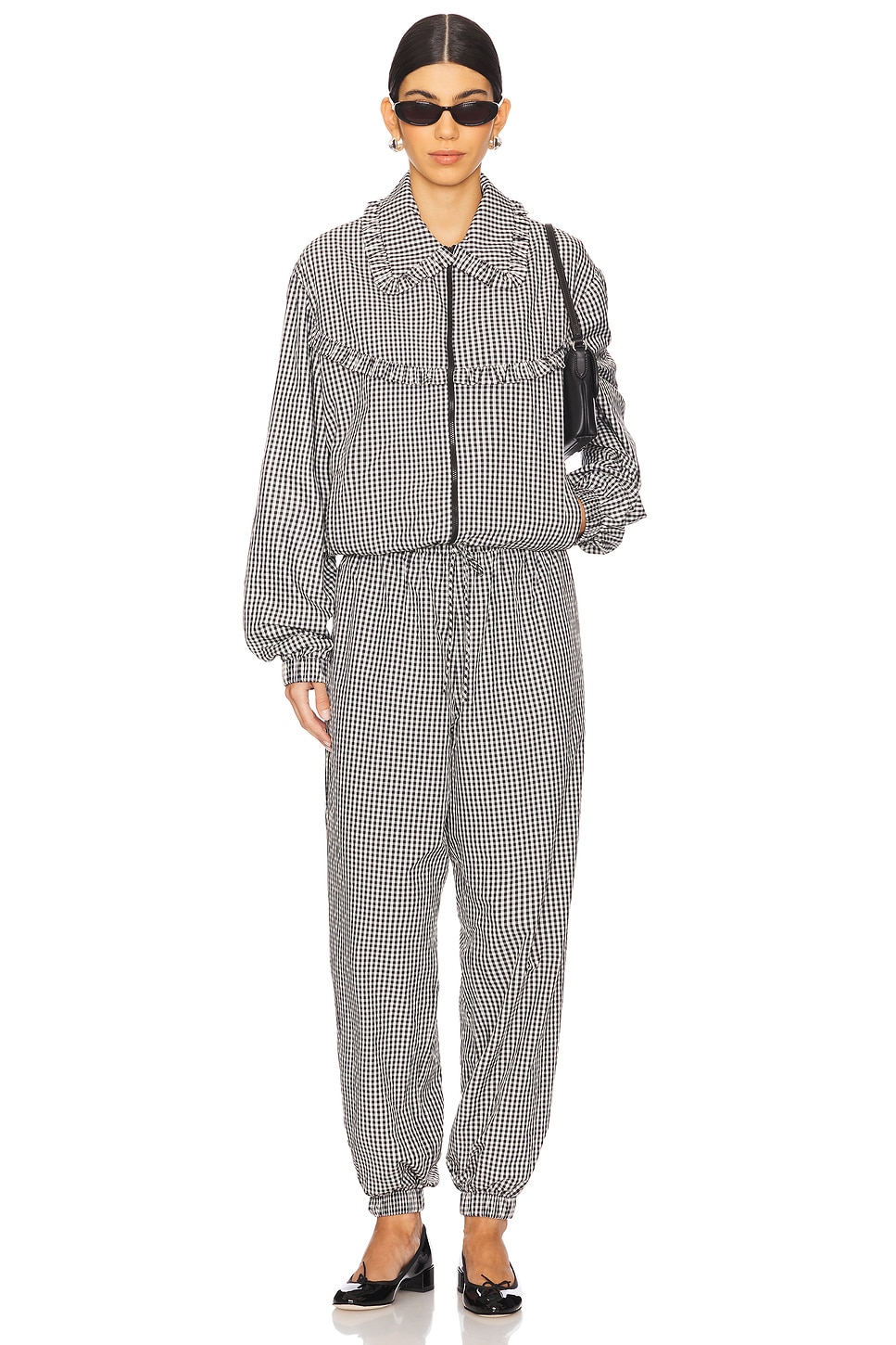 Archie Ruffle Trim Track Jacket - Thumbnail 4