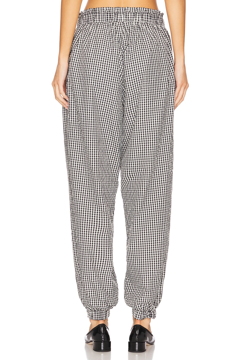 Kennedy Ruffle Gingham Track Pant - Thumbnail 4