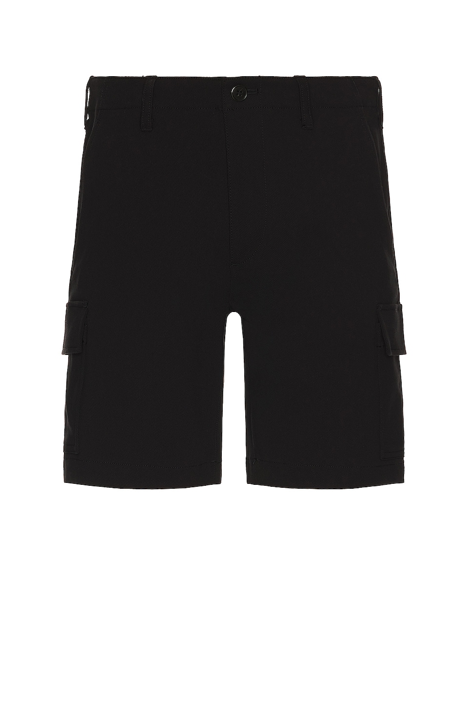 Theory Zaine Neoteric Twill Shorts in Black | REVOLVE