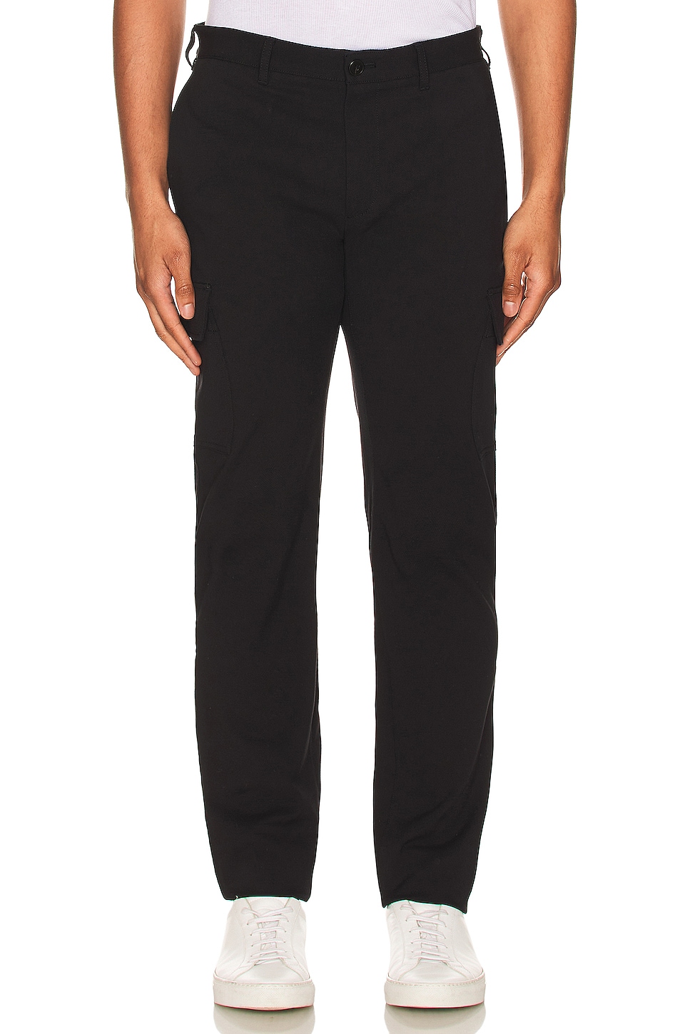 Theory Zaine Neoteric Twill Pants in Black