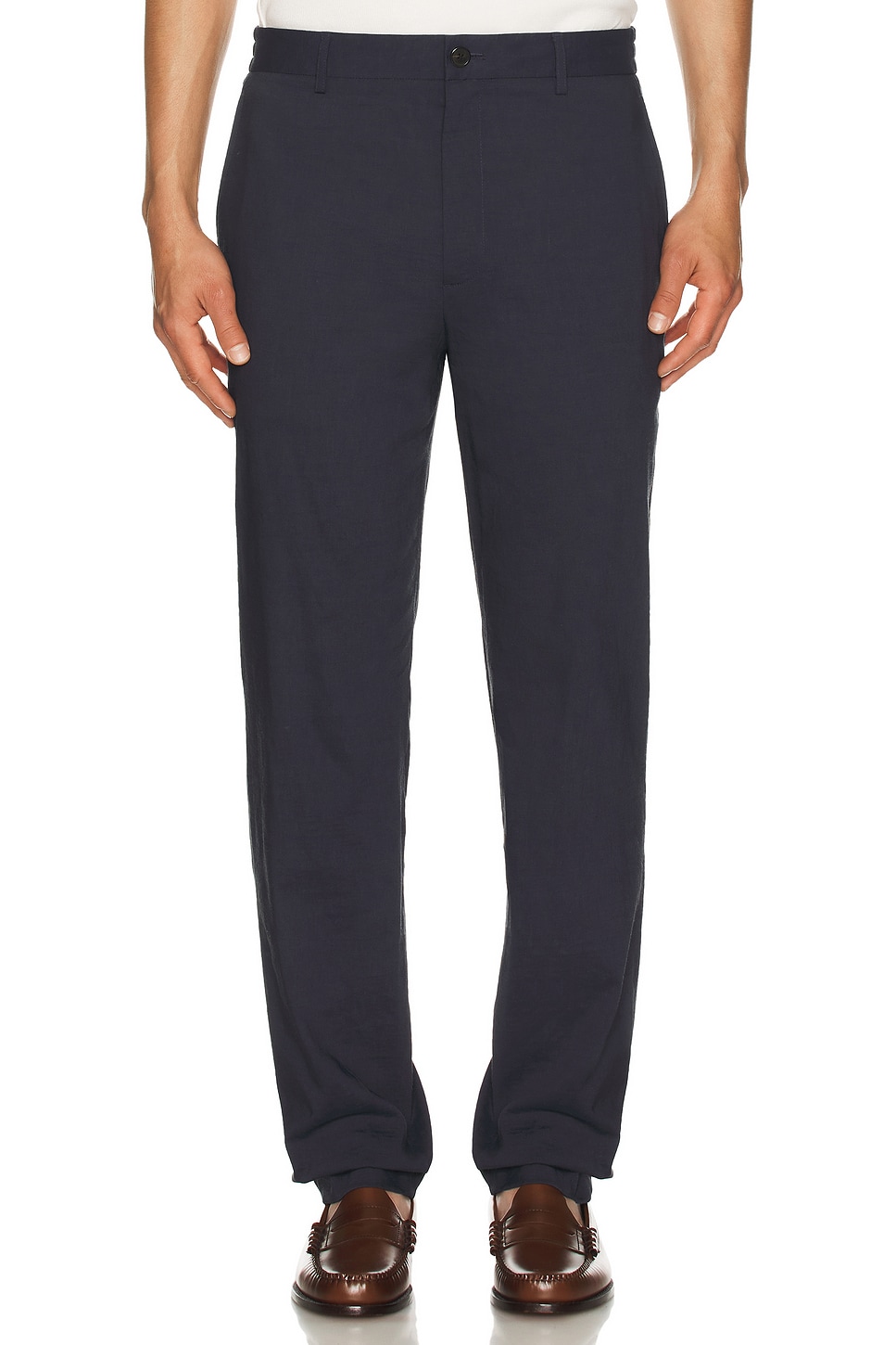 Stretch Linen Curtis Pant - Thumbnail 3