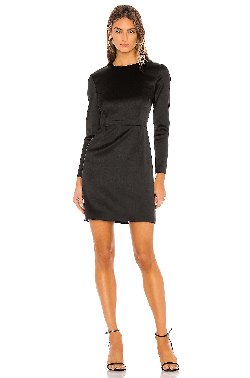 revolve black long sleeve dress