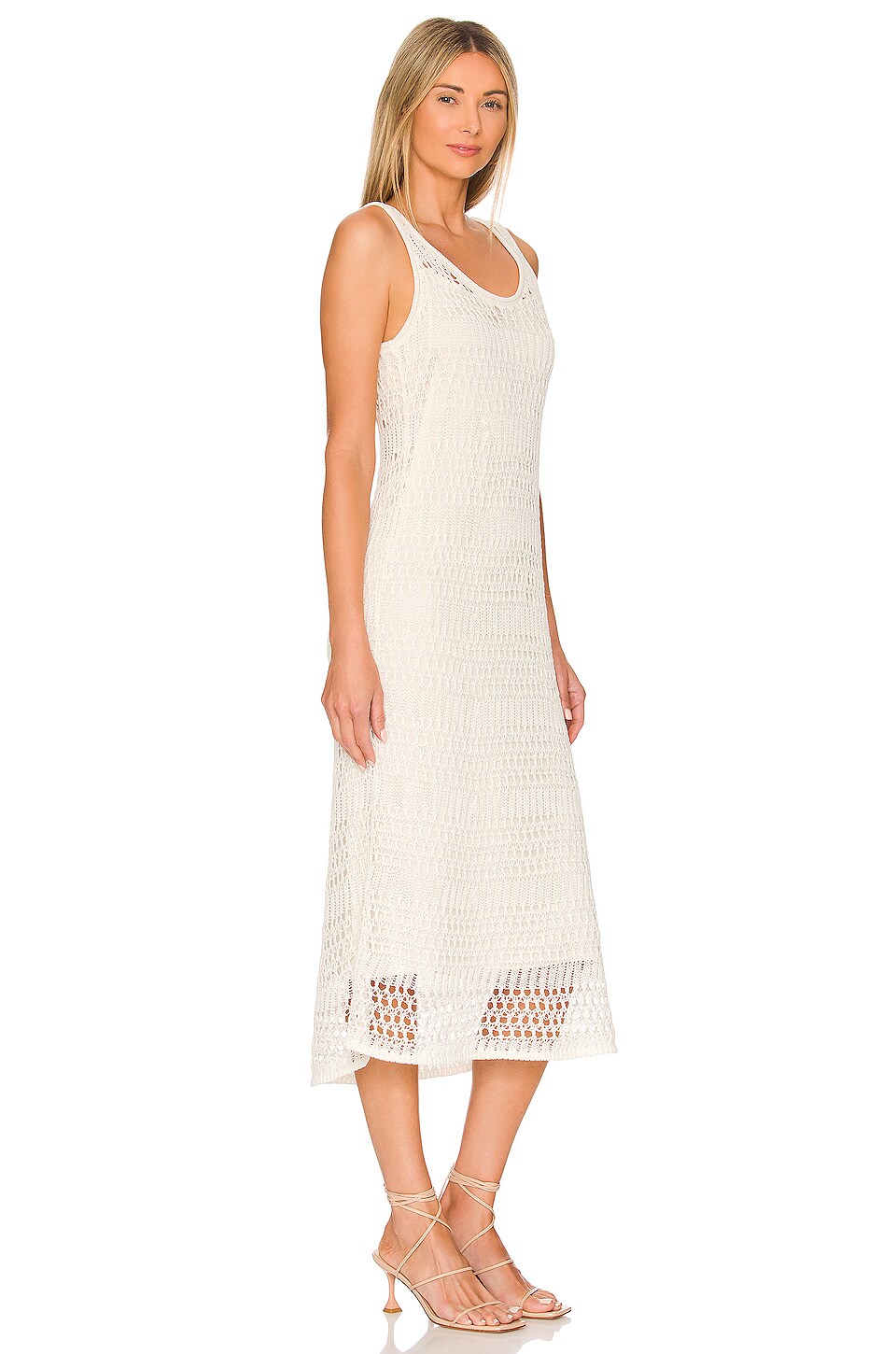 Theory Lace Dress in Ivory