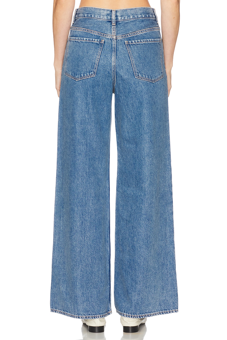 Theory High Waist Wide Leg Jean