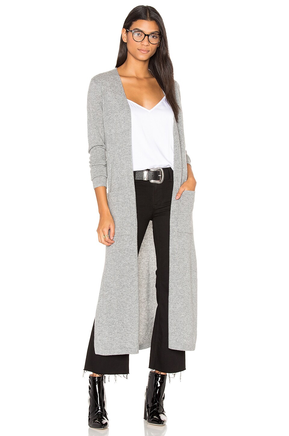 Theory Torina Cashmere Duster in Husky | REVOLVE