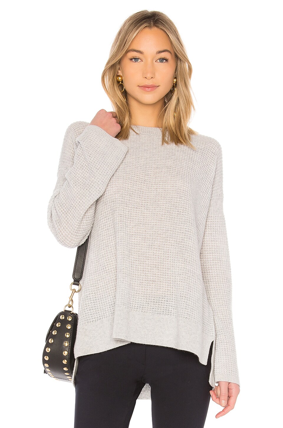 Bicep Cinched Bell Sleeve Sweater