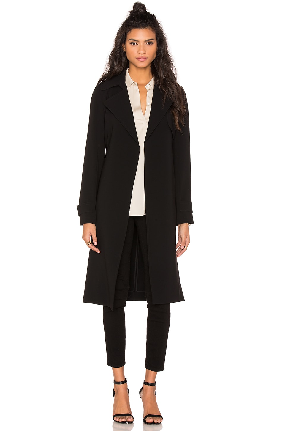 Theory Oaklane B Coat in Black | REVOLVE