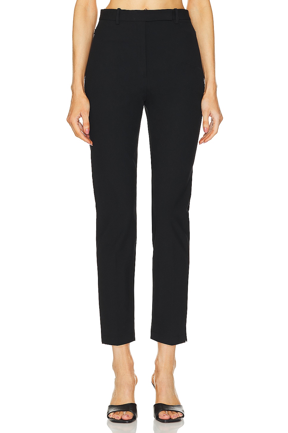 Tapered High-Rise Pant Walnut - Theory Women