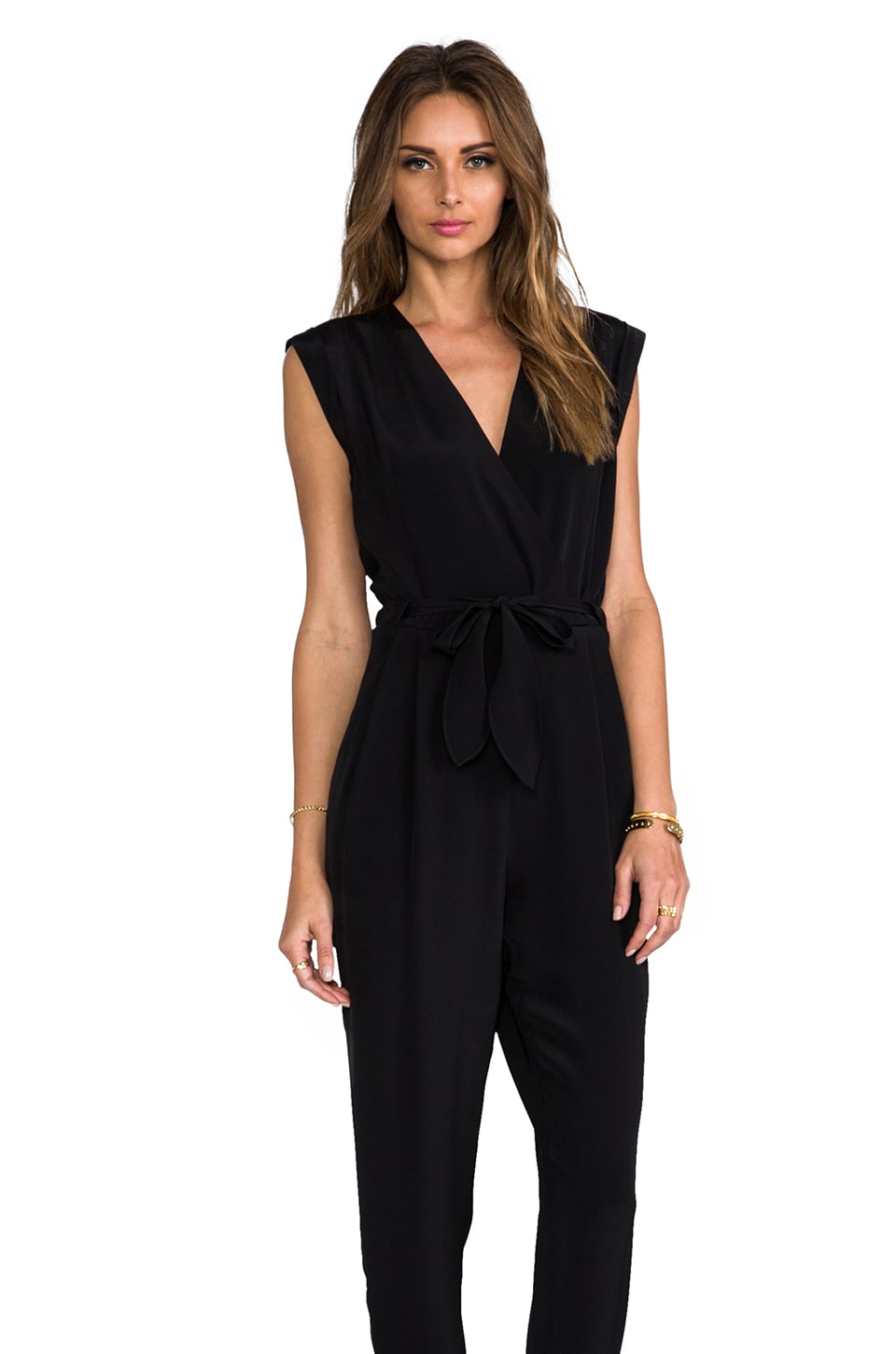Theory Selection Pavona Jumpsuit in Black | REVOLVE