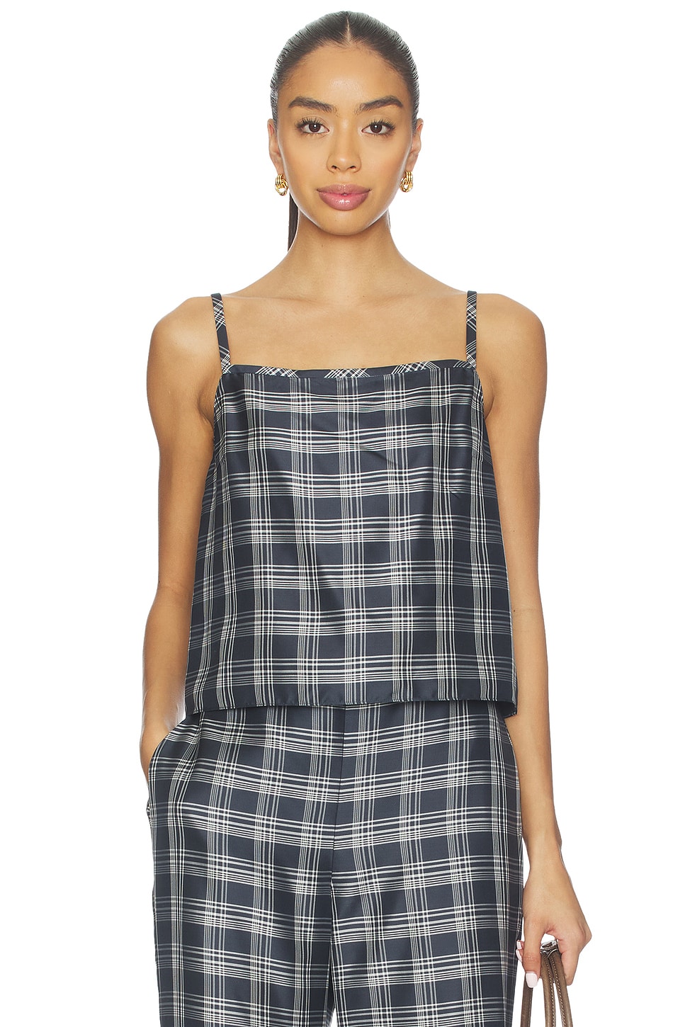 Theory タンクトップ - Navy Multi | REVOLVE