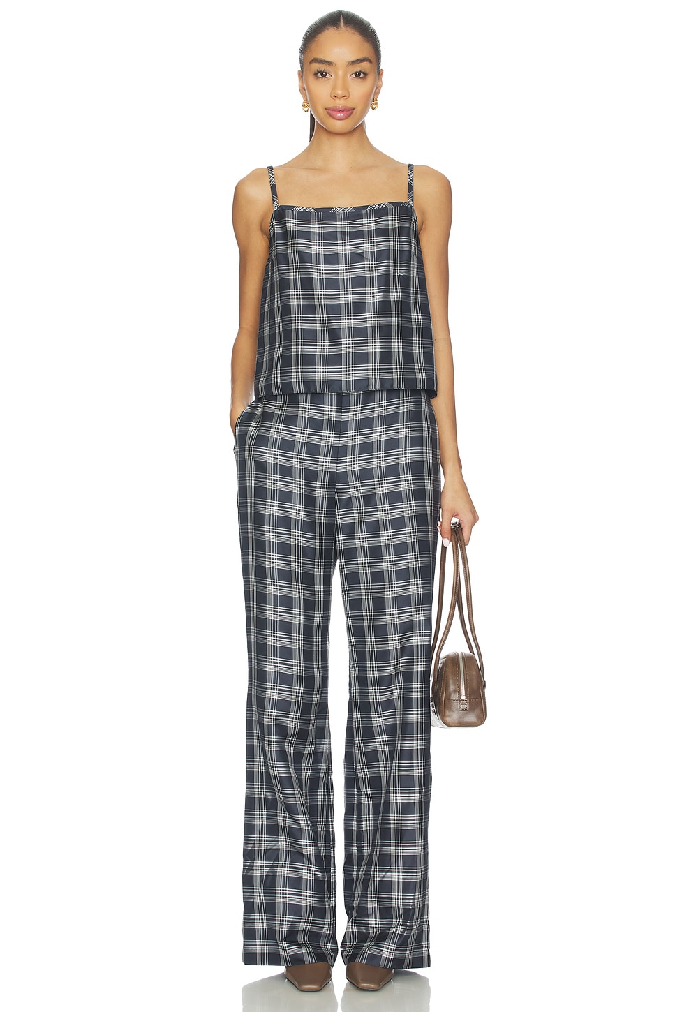 Theory タンクトップ - Navy Multi | REVOLVE