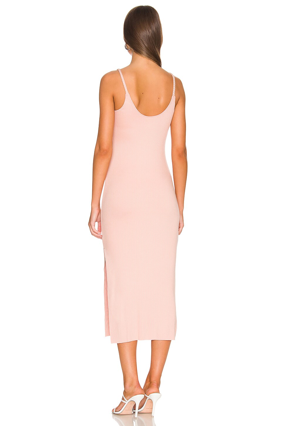 The Range ROBE MI-LONGUE BRAIDED STRAP en Dusty Desert | REVOLVE