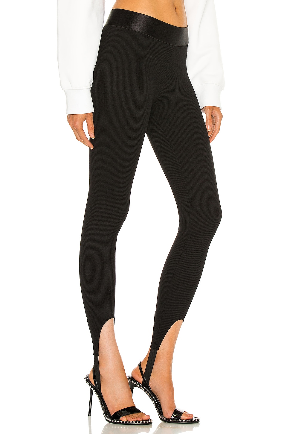 The Range Elastic Band Stirrup Pant in Black REVOLVE
