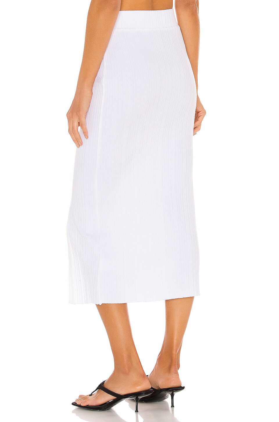button up midi skirt