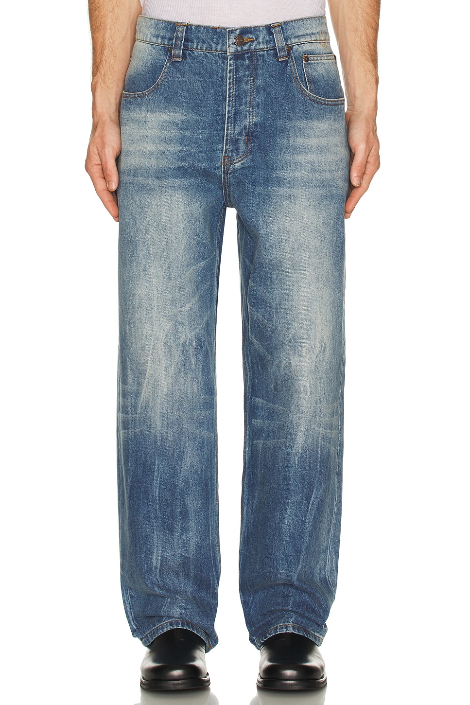 Flores Denim Jeans - Thumbnail 3
