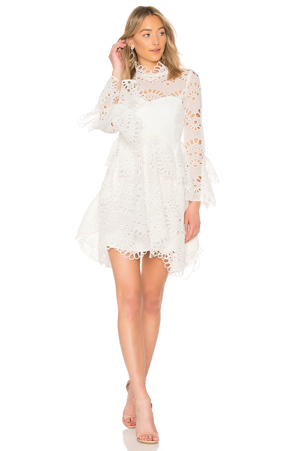 revolve embroidered dress