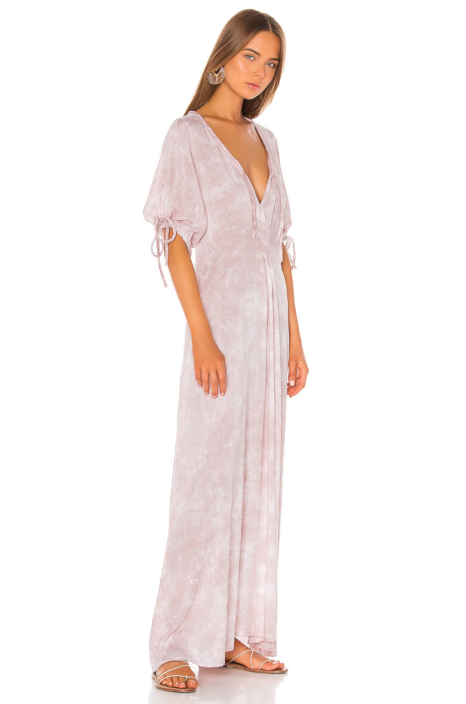 Tiare Hawaii Paroa Bay Dress in Mauve White REVOLVE