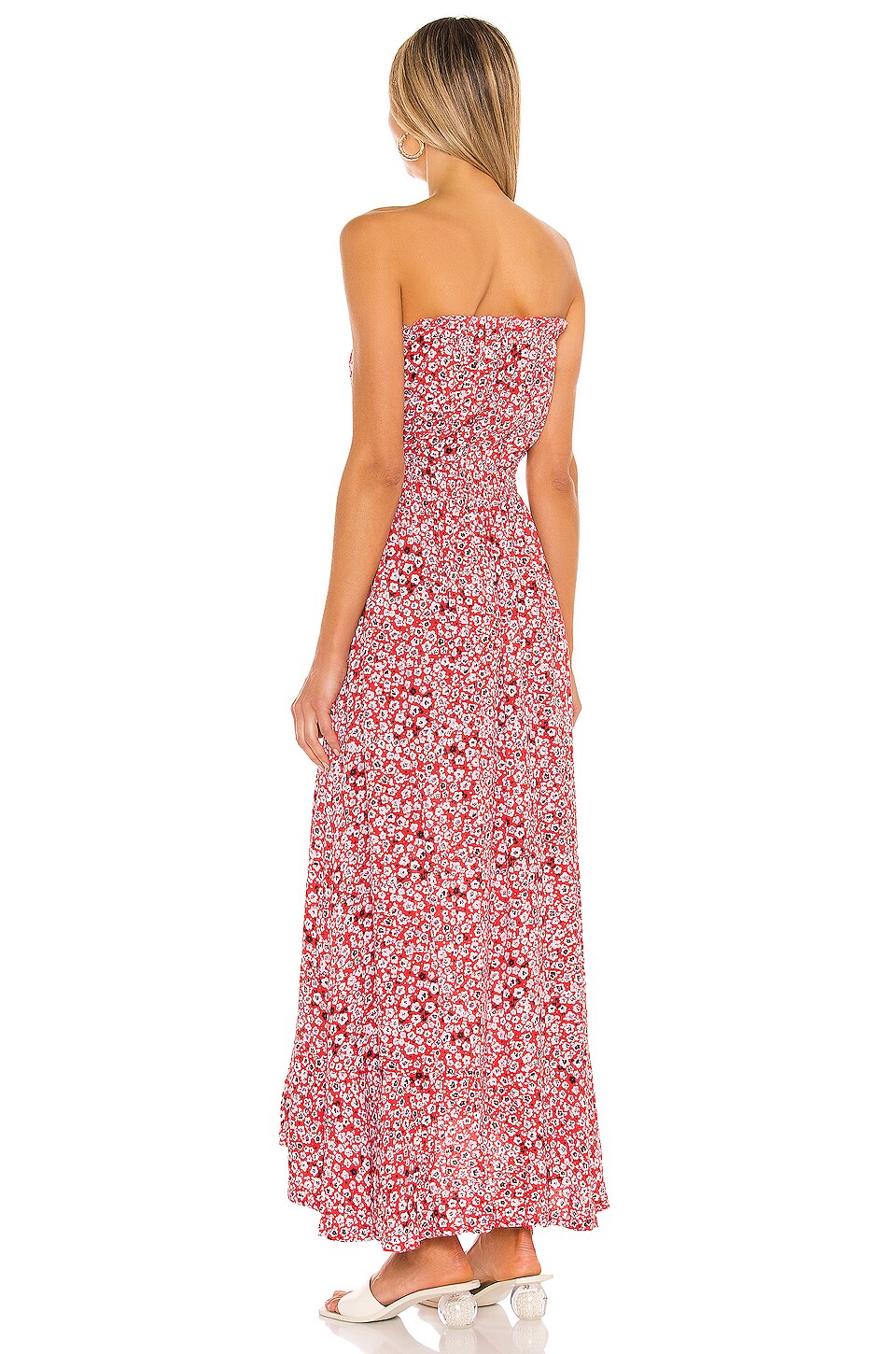 Tiare Hawaii Ryden Maxi Dress In Floral Dot Red | REVOLVE