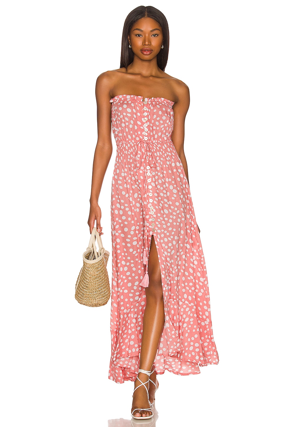 Tiare Hawaii Ryden Maxi Dress In Pebbles Rose | REVOLVE