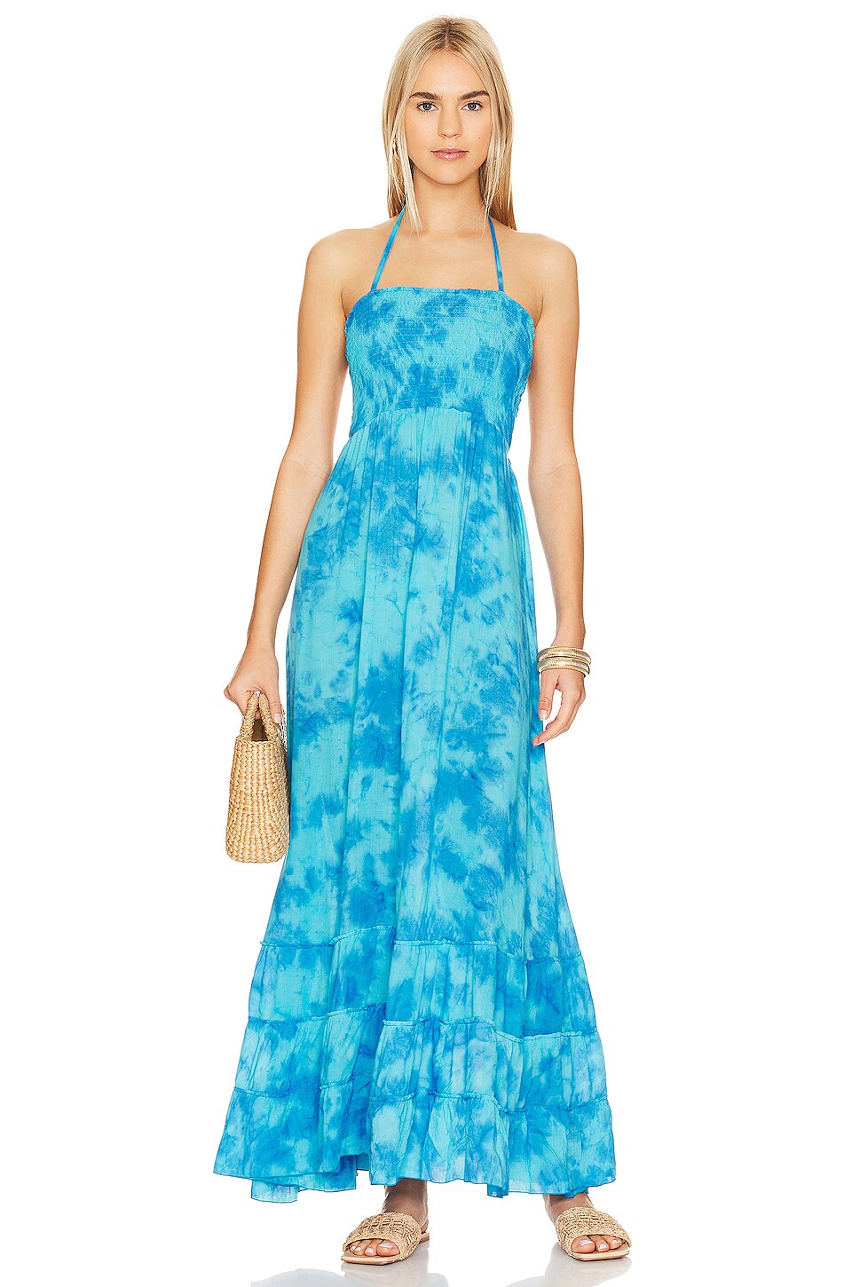 Tiare Hawaii Bellini Maxi Dress in Turqouise Smoke | REVOLVE