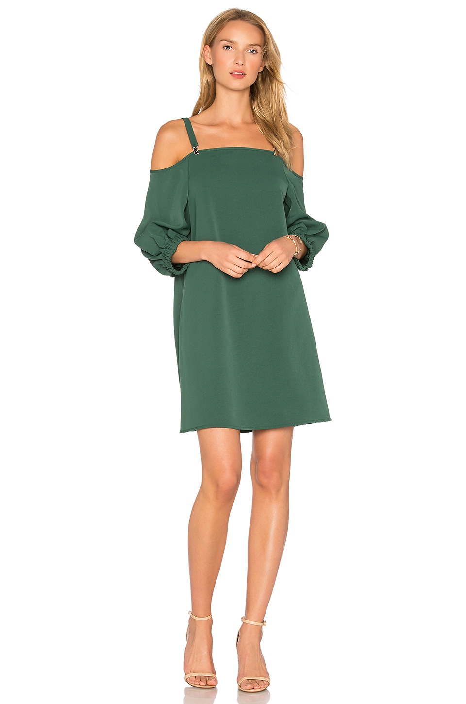 tibi green dress