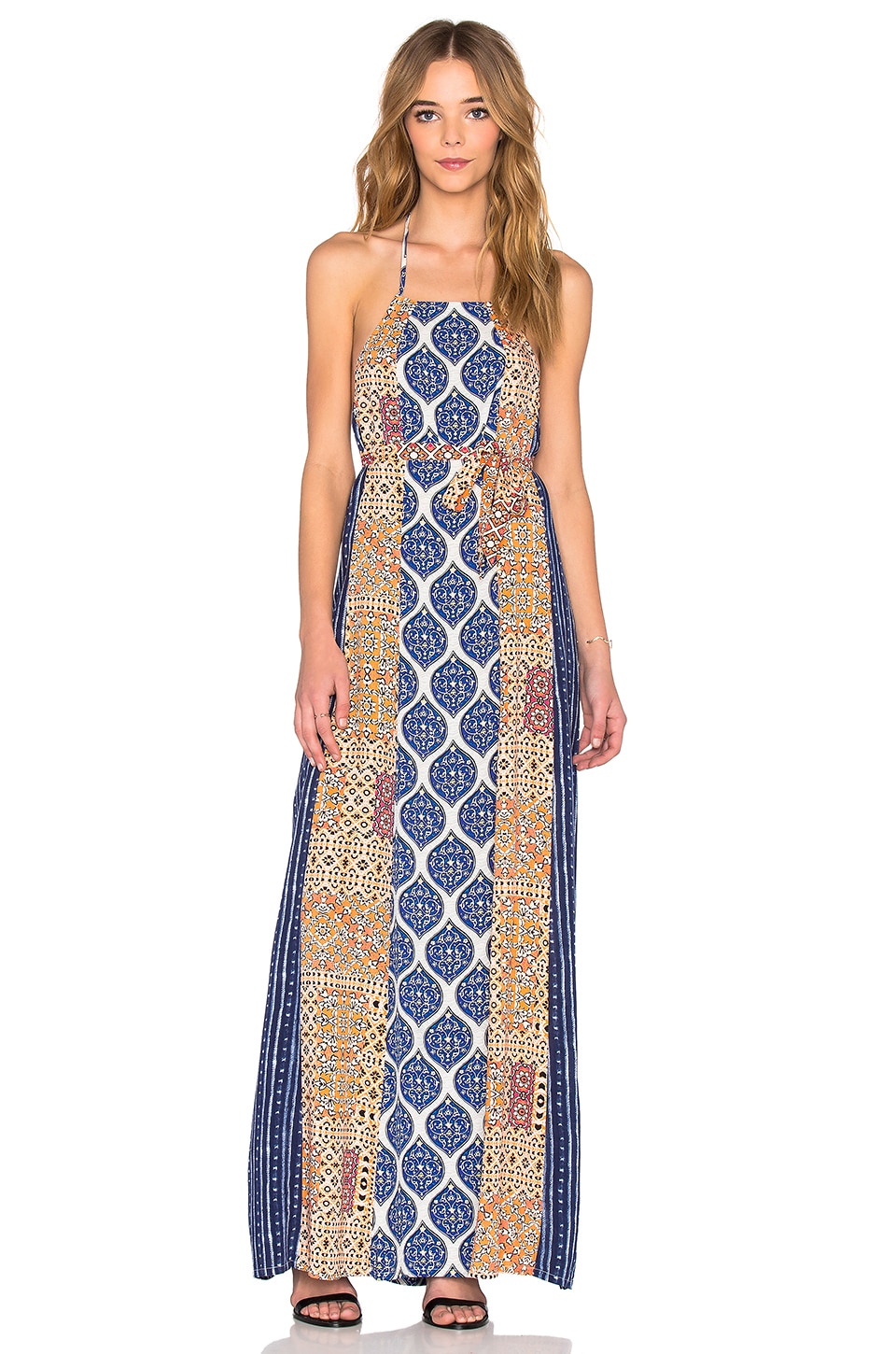 Tigerlily Hayati Maxi Dress in Patchwork | REVOLVE