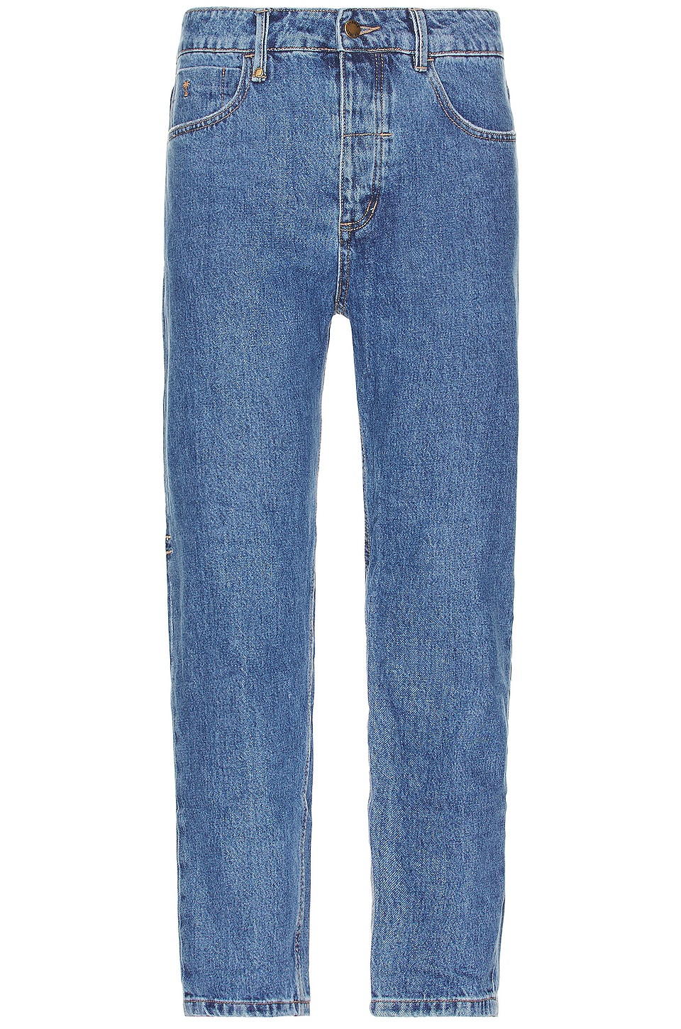 THRILLS Slim Chopped Denim Jean in Highway Blue