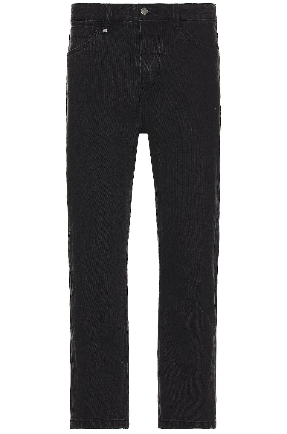 THRILLS Slim Chopped Denim Jean in Aged Black