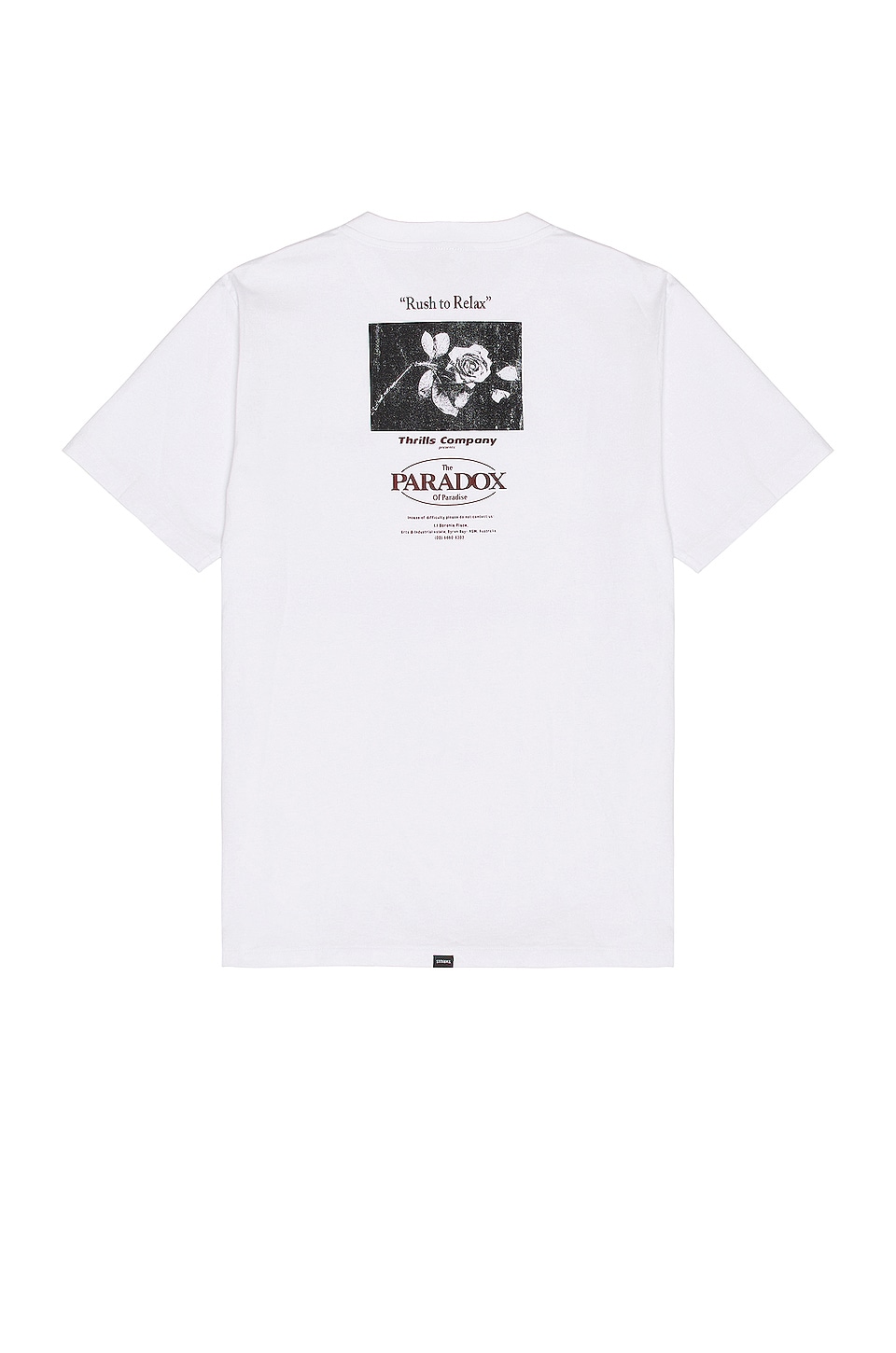 THRILLS The Paradox of Paradise Merch Fit Tee in White | REVOLVE