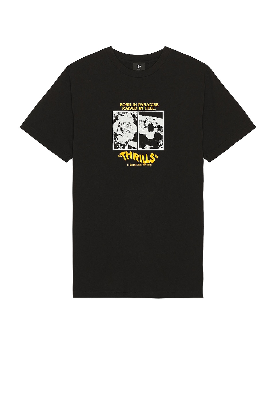 THRILLS Petal Vision Merch Fit Tee en Black