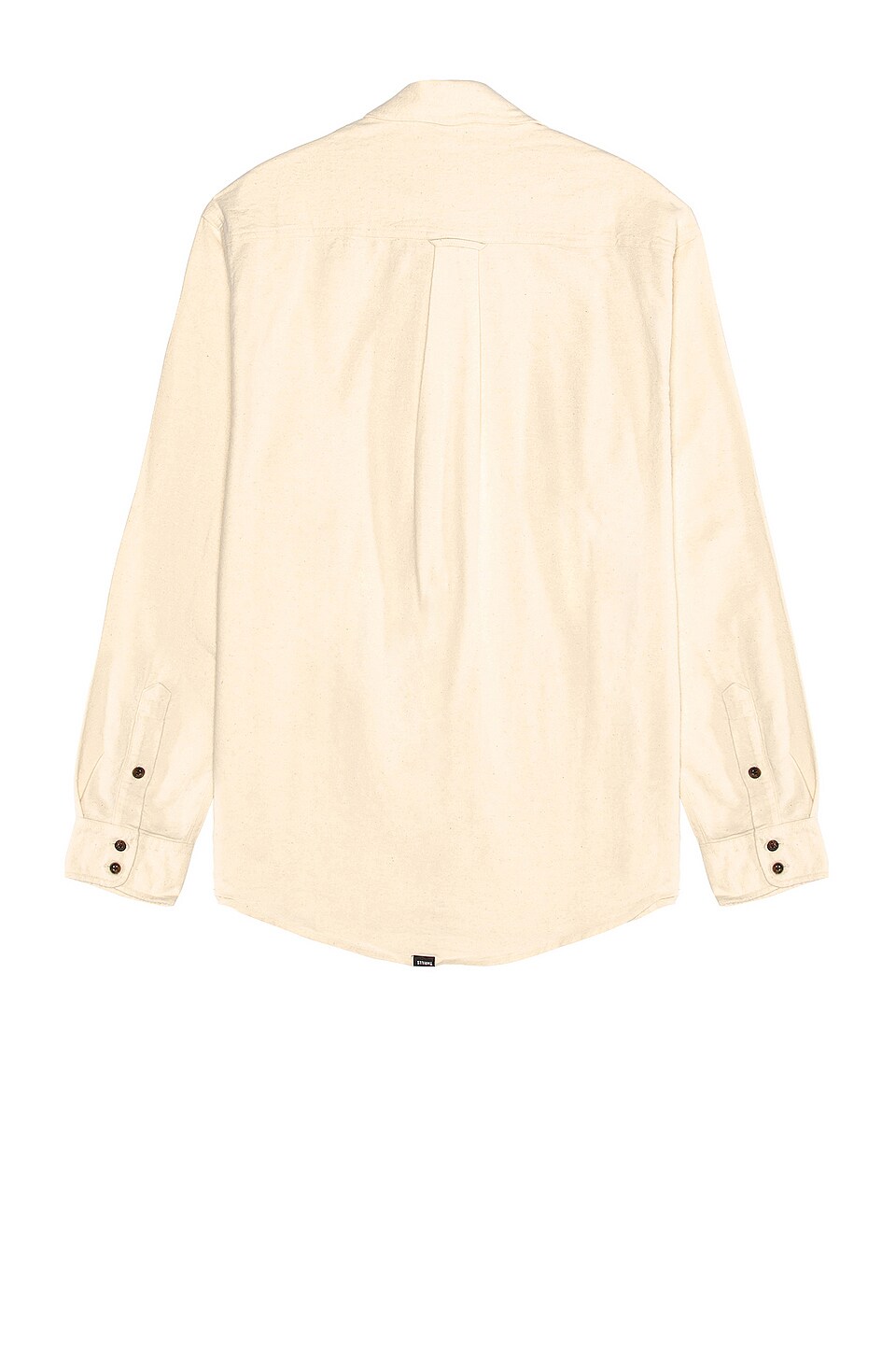 THRILLS Ops Oversized Long Sleeve Flannel Shirt in Unbleached