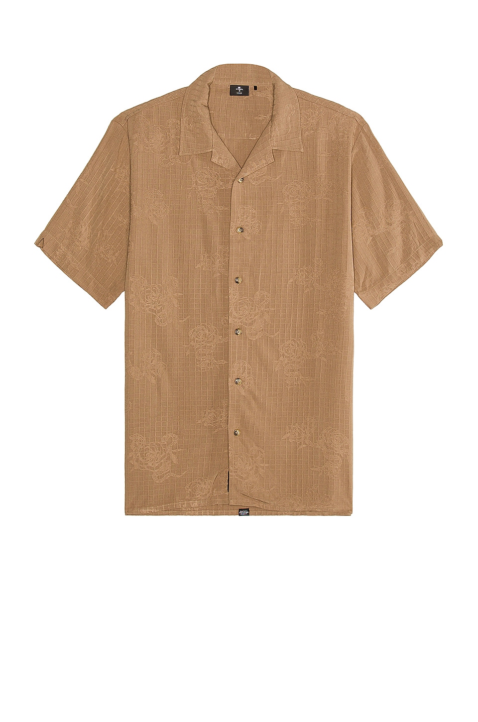 THRILLS Engineered For Happiness Bowling Shirt in Desert