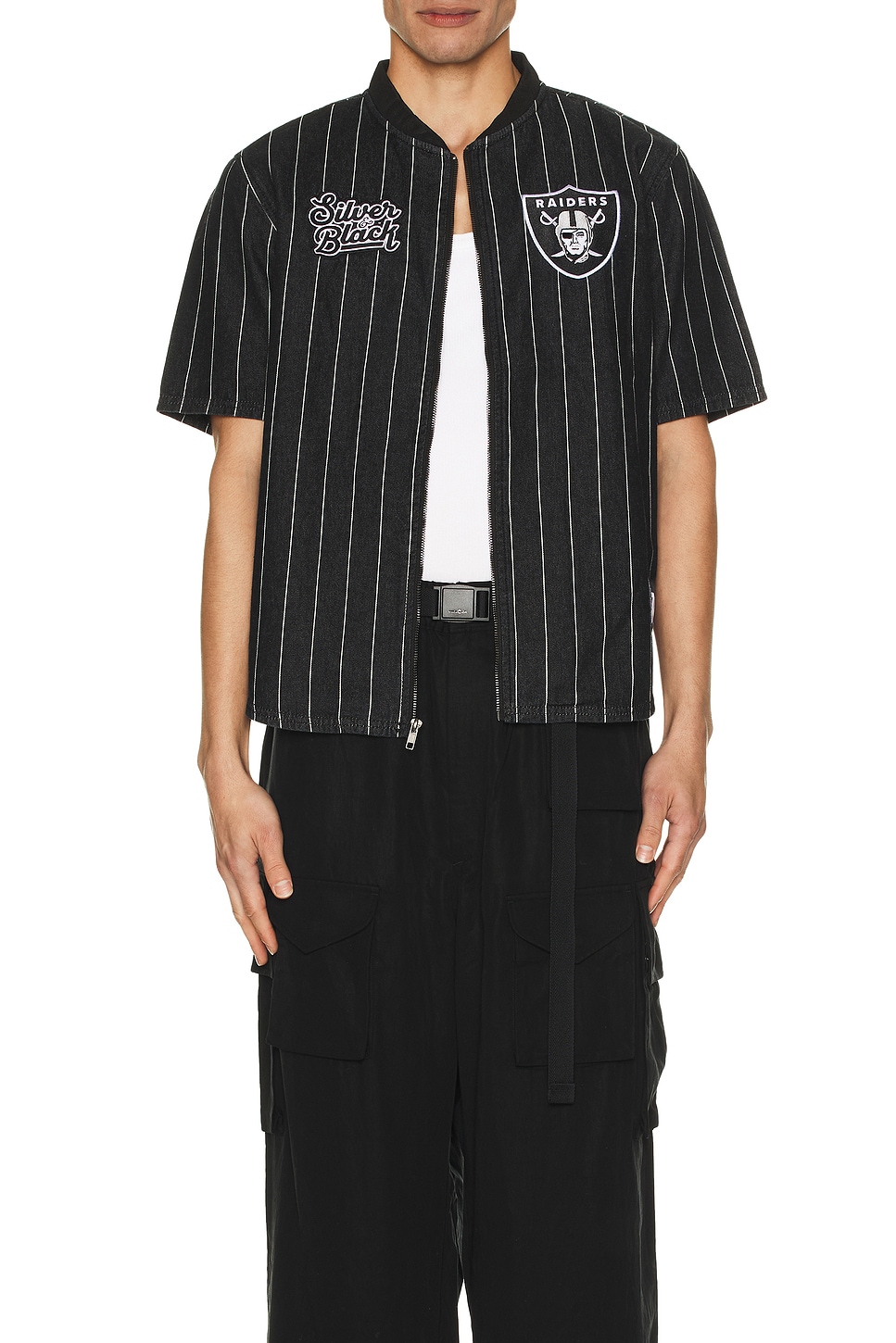 Raiders Zip Front Top Jersey