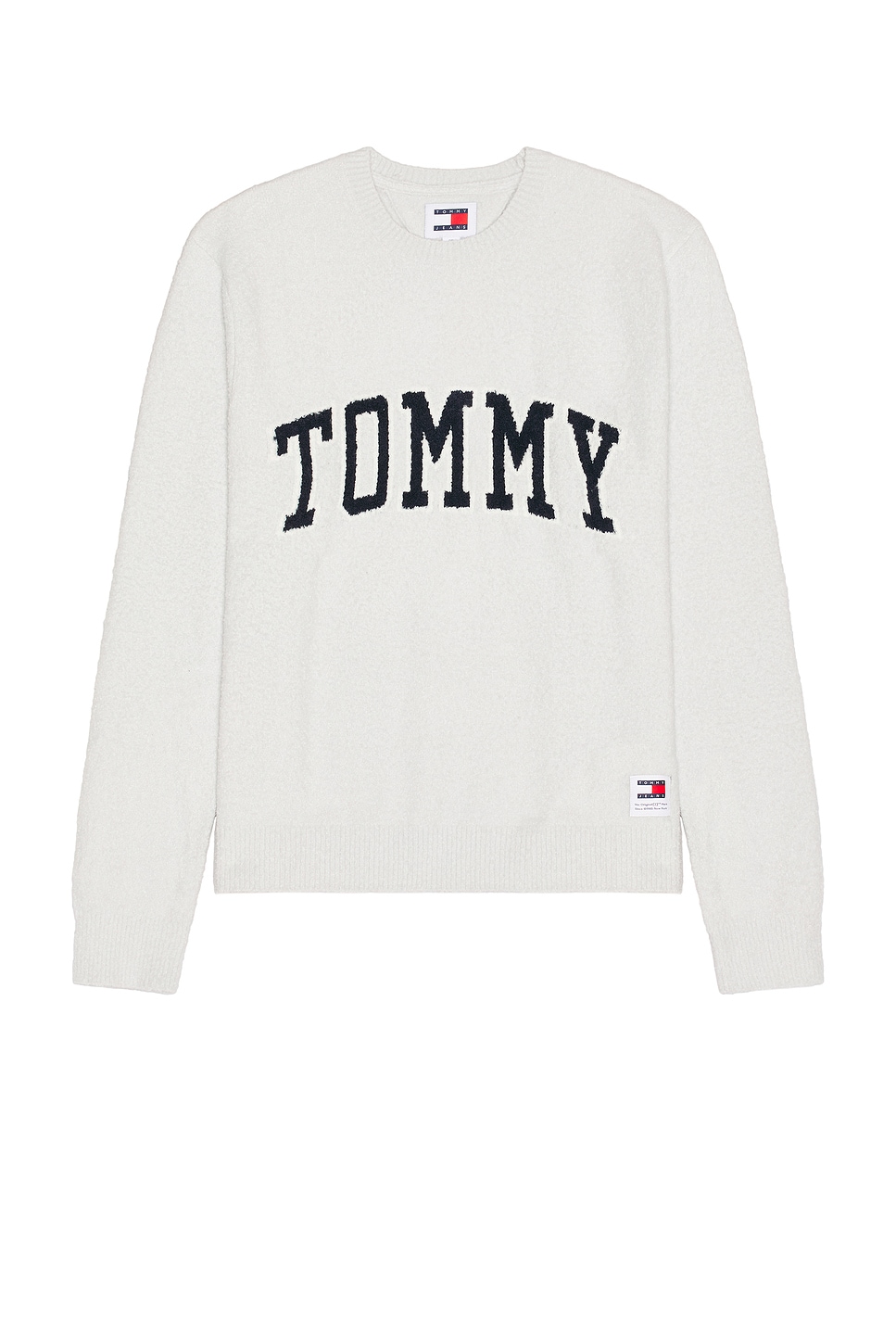 Slim Boucle Varsity Sweater
