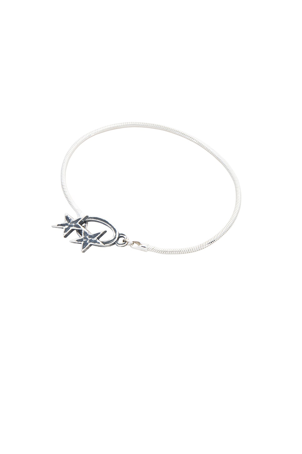 Two Jeys Icon Clasp Bracelet in Silver | REVOLVE