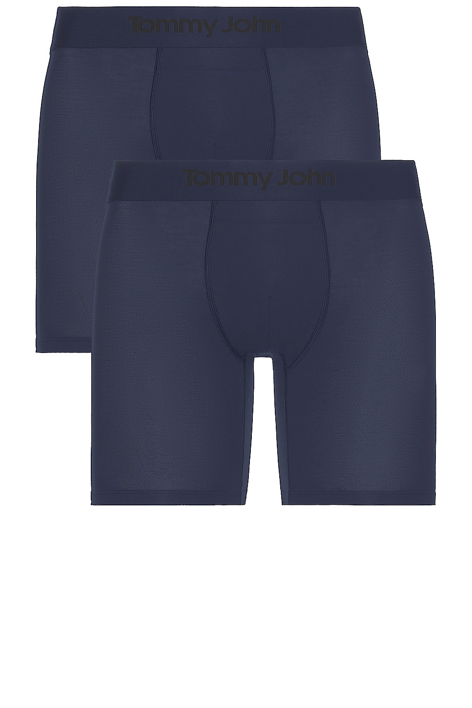 Tommy John 2 Pack Boxer Brief 6 in Black & Dress Blues