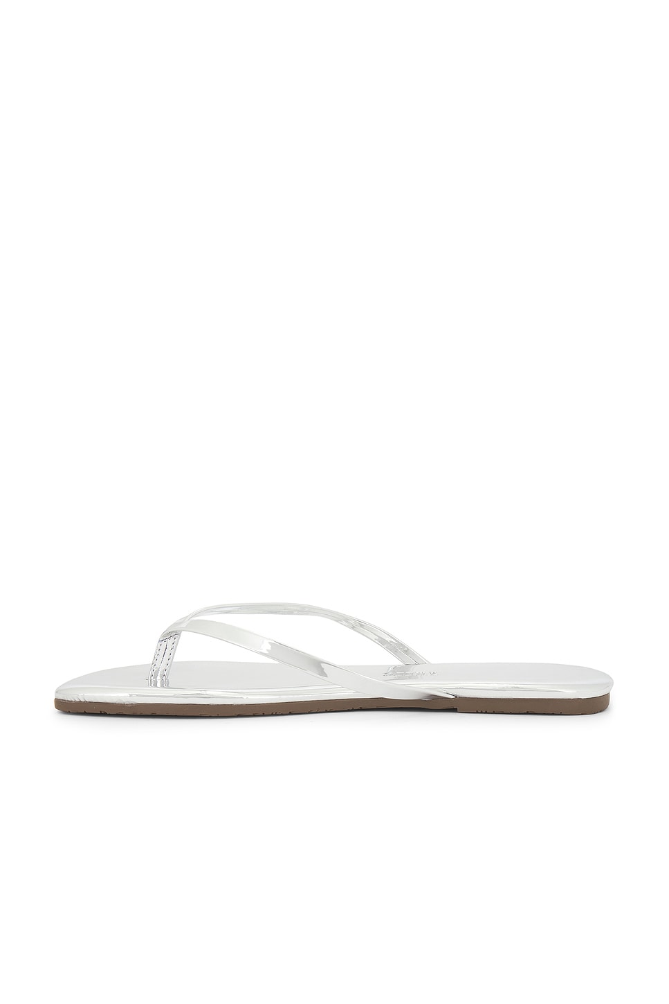 TKEES Lily Square Toe Mirror Flip Flop thumbnail