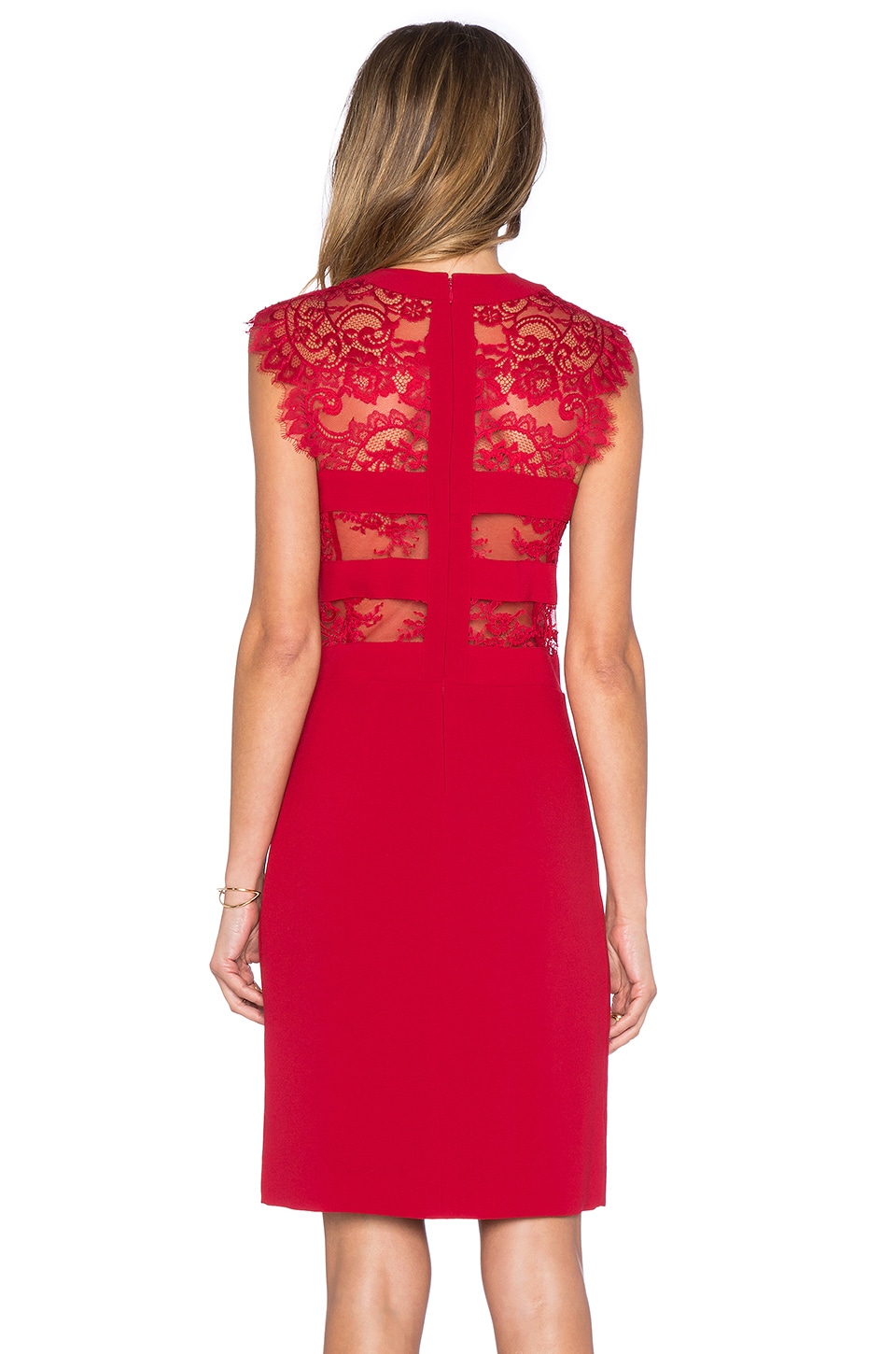 The Kooples Lace Dress in Red | REVOLVE